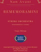 REMEMORAMINI Orchestra sheet music cover